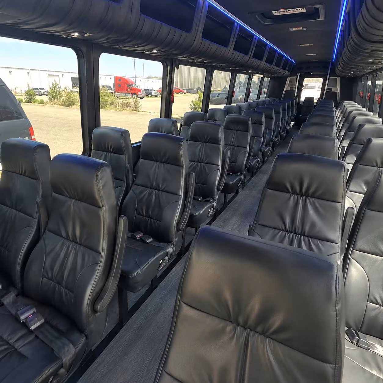 30 passenger minibus interior