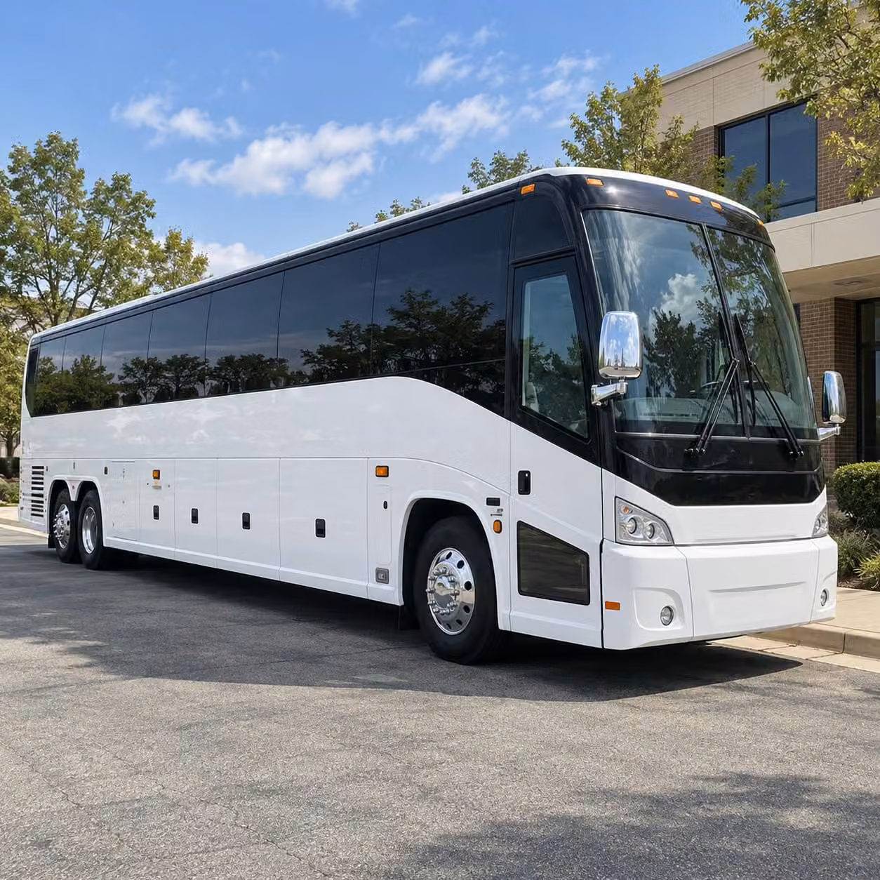 charter buses for large elk grove prom groups traveling together